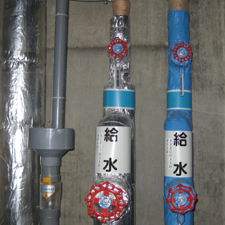 電話交換機設備の説明図